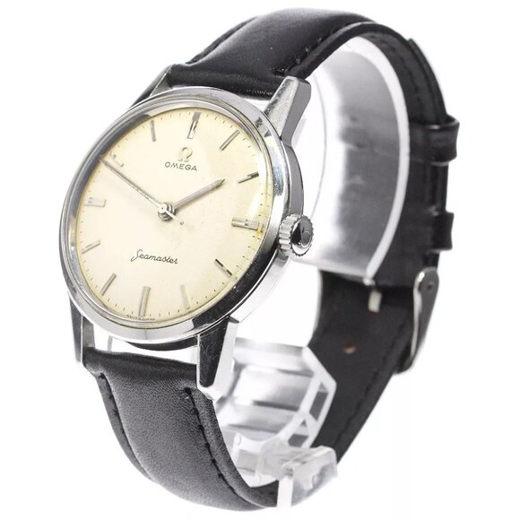 OMEGA Seamaster. vintage Silver Dial Hand Winding Men's_736213
